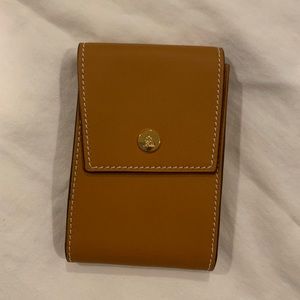 Mark Cross Belt Bag Card Wallet Brown - NEW